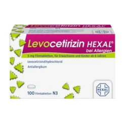 LEVOCETIRIZIN HEXAL bei Allergien 5 mg Filmtabl. 100 St