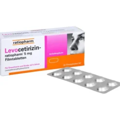 LEVOCETIRIZIN-ratiopharm 5 mg Filmtabletten 50 St