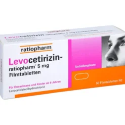 LEVOCETIRIZIN-ratiopharm 5 mg Filmtabletten 50 St
