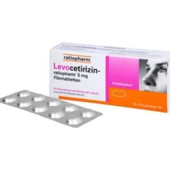 LEVOCETIRIZIN-ratiopharm 5 mg Filmtabletten 50 St