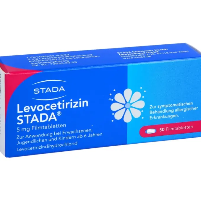 LEVOCETIRIZIN STADA 5 mg Filmtabletten 50 St