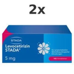 LEVOCETIRIZIN STADA 5 mg Filmtabletten Set 2x 100St