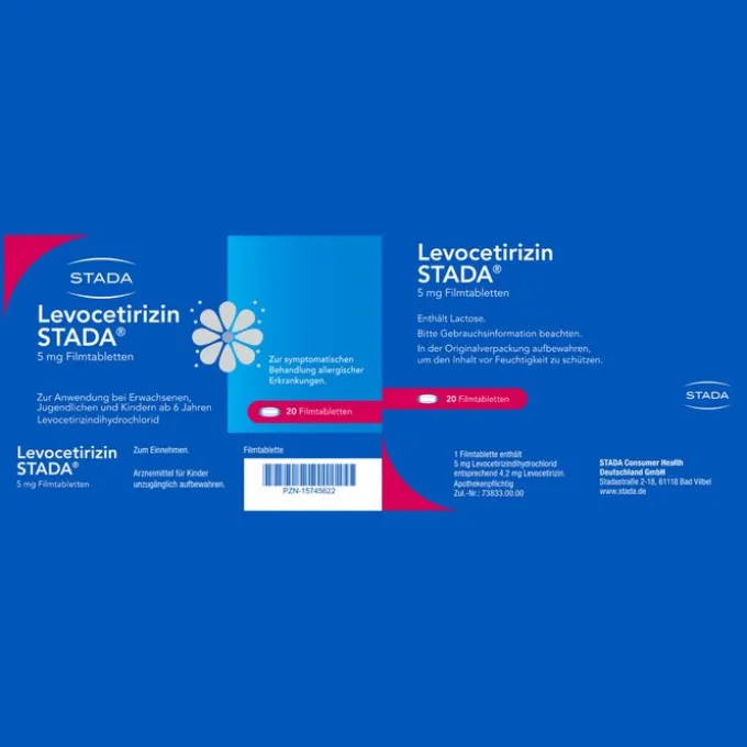 LEVOCETIRIZIN STADA 5 mg Filmtabletten 20 St