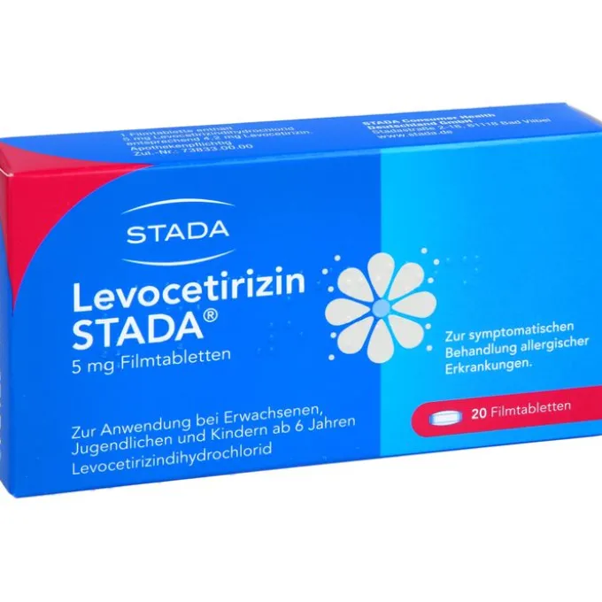 LEVOCETIRIZIN STADA 5 mg Filmtabletten 20 St