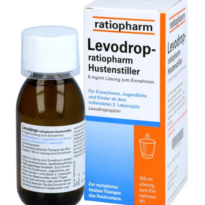 LEVODROP-ratiopharm Hustenstiller 6 mg/ml LSE 100 ml