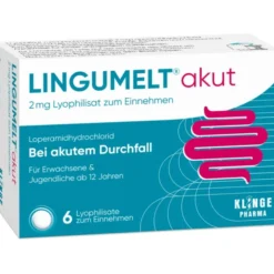 LINGUMELT akut 2 mg Lyophilisat zum Einnehmen 6 St