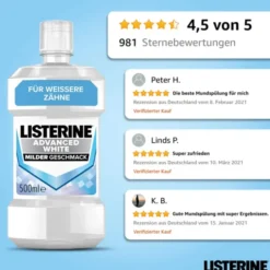LISTERINE Advanced white Mundspülung 500 ml