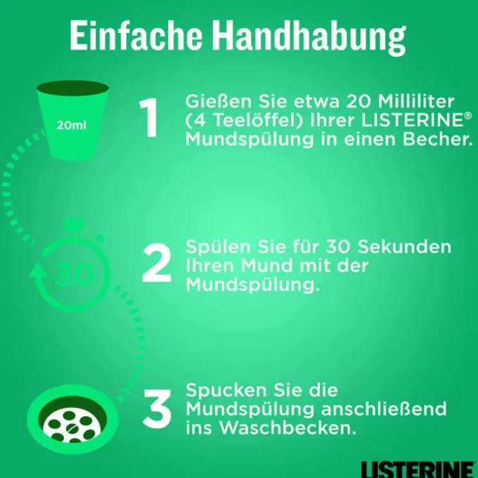 LISTERINE Fresh Mint Mundspülung 500 ml