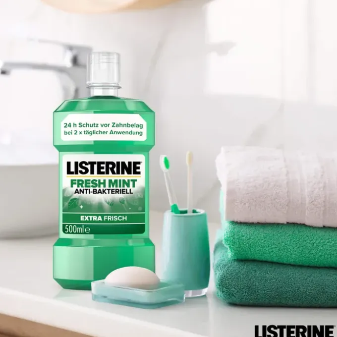 LISTERINE Fresh Mint Mundspülung 500 ml