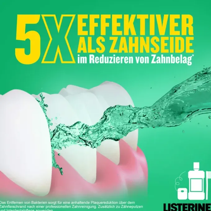 LISTERINE Fresh Mint Mundspülung 500 ml