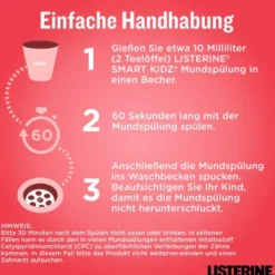 LISTERINE SMART KIDZ Beerengeschmack Mundspülung 500 ml