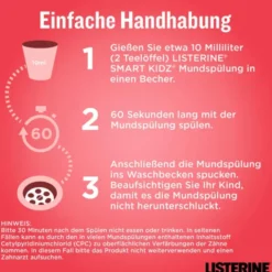 LISTERINE SMART KIDZ Beerengeschmack Mundspülung 500 ml