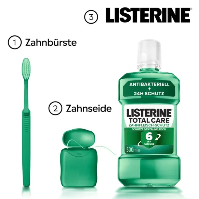 LISTERINE Total Care Zahnfleisch-Schutz Mundspül. 500 ml