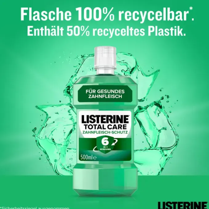 LISTERINE Total Care Zahnfleisch-Schutz Mundspül. 500 ml