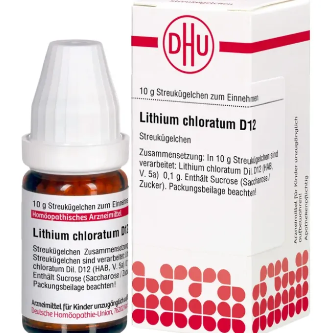 LITHIUM CHLORATUM D 12 Globuli 10 g
