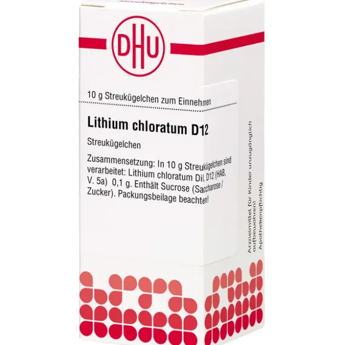 LITHIUM CHLORATUM D 12 Globuli 10 g