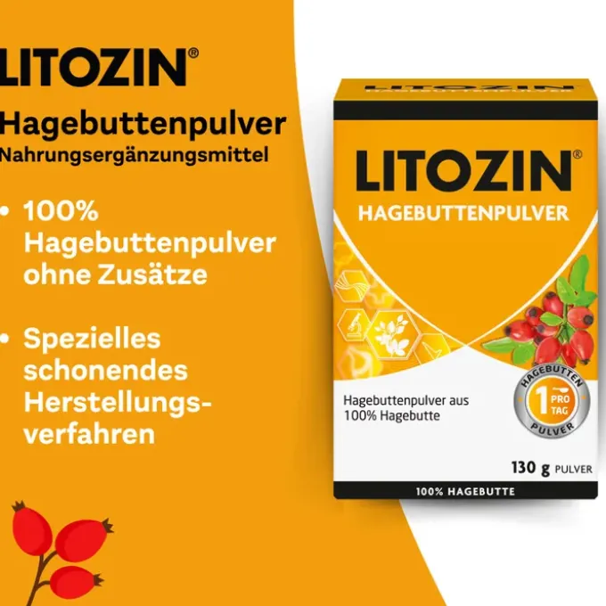 LITOZIN Hagebuttenpulver 130 g
