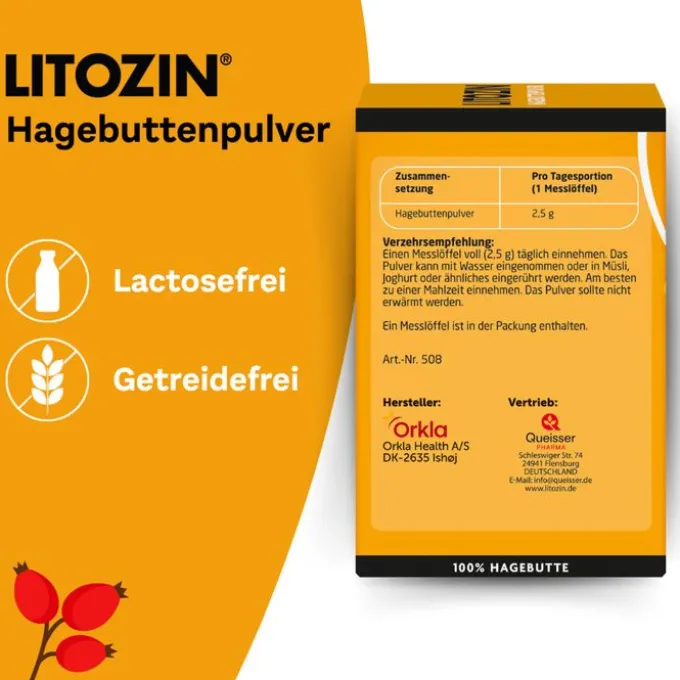 LITOZIN Hagebuttenpulver 130 g