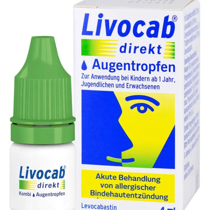 LIVOCAB direkt Augentropfen 4 ml