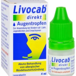 LIVOCAB direkt Augentropfen 4 ml