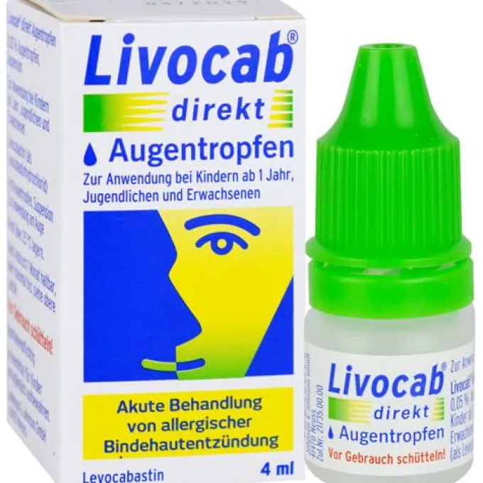 LIVOCAB direkt Augentropfen 4 ml