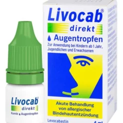 LIVOCAB direkt Augentropfen 4 ml