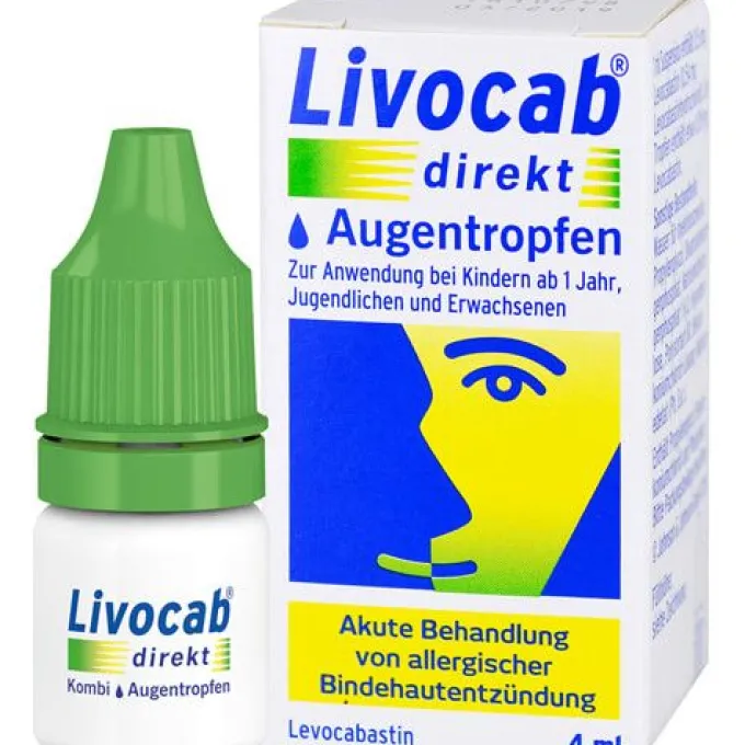 LIVOCAB direkt Augentropfen 4 ml
