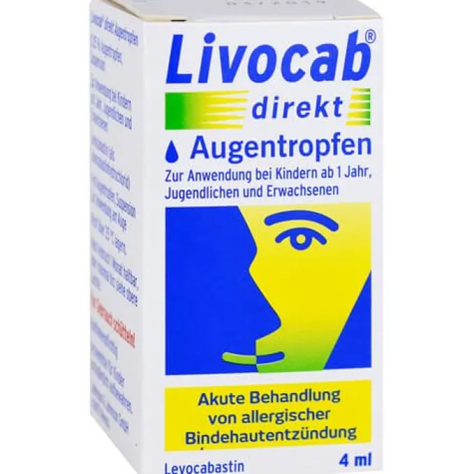 LIVOCAB direkt Augentropfen 4 ml