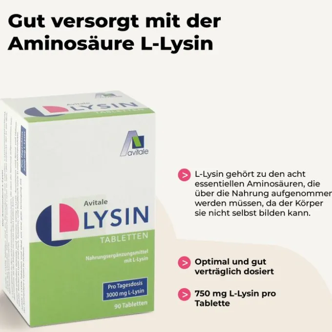L-LYSIN 750 mg Tabletten 90 Stück