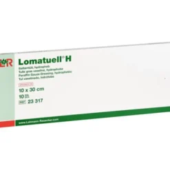 LOMATUELL H Salbentüll 10x30 cm steril 10 St
