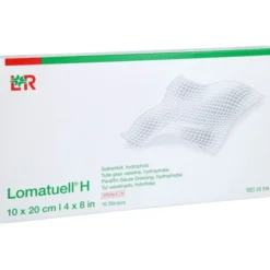 LOMATUELL H Salbentüll 10x20 cm steril 10 St