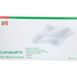 LOMATUELL H Salbentüll 10x20 cm steril 10 St