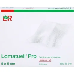 LOMATUELL Pro 5x5 cm steril 8 St
