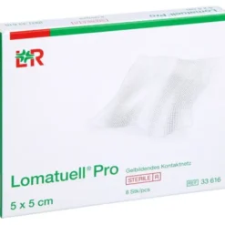 LOMATUELL Pro 5x5 cm steril 8 St