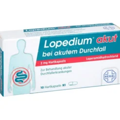 LOPEDIUM akut bei akutem Durchfall Hartkapseln 10 St