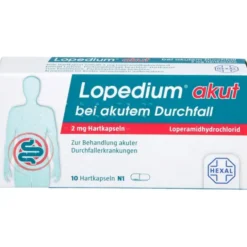 LOPEDIUM akut bei akutem Durchfall Hartkapseln 10 St