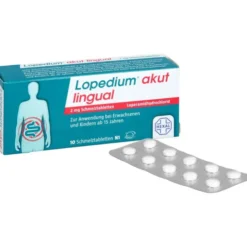 LOPEDIUM akut lingual 2 mg Schmelztabletten 10 St