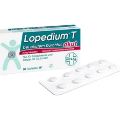 LOPEDIUM T akut bei akutem Durchfall Tabletten 10 St