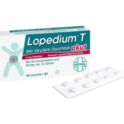 LOPEDIUM T akut bei akutem Durchfall Tabletten 10 St