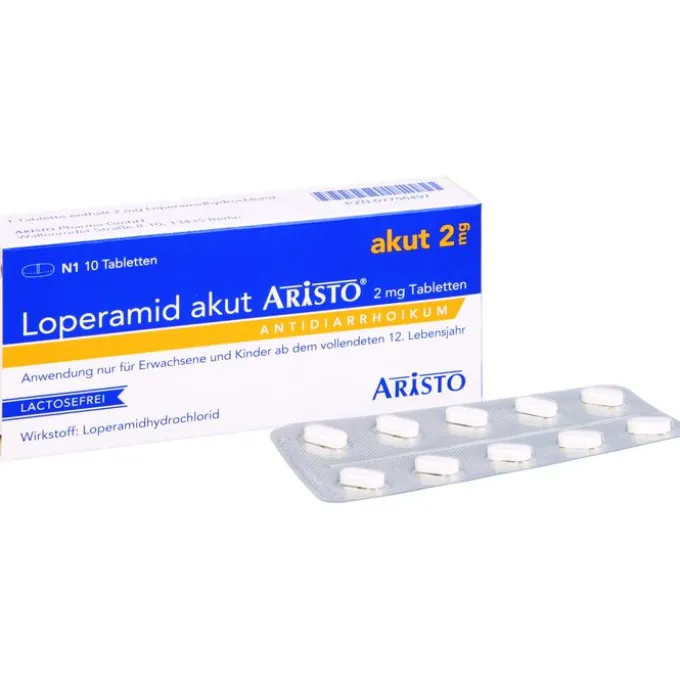 LOPERAMID akut Aristo 2 mg Tabletten 10 St