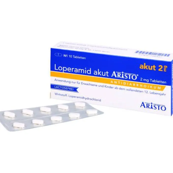 LOPERAMID akut Aristo 2 mg Tabletten 10 St