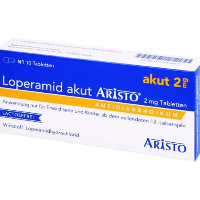 LOPERAMID akut Aristo 2 mg Tabletten 10 St