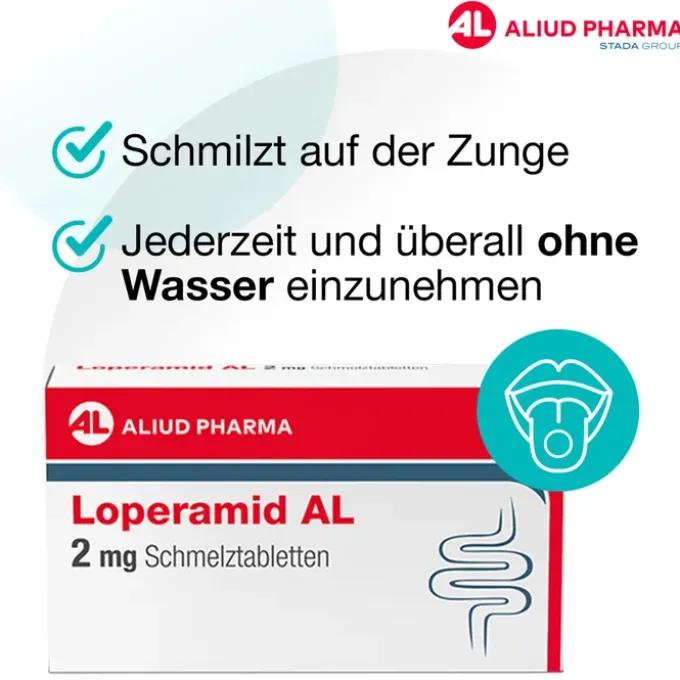 LOPERAMID AL 2 mg Schmelztabletten 6 St