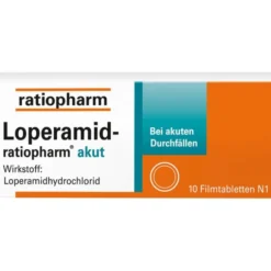LOPERAMID-ratiopharm akut 2 mg Filmtabletten 10 St