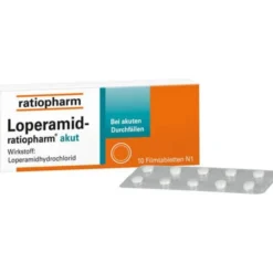 LOPERAMID-ratiopharm akut 2 mg Filmtabletten 10 St