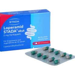 LOPERAMID STADA akut 2 mg Hartkapseln 10 St