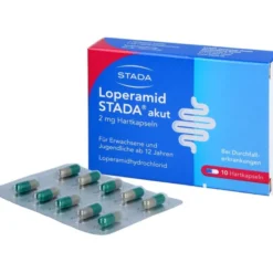LOPERAMID STADA akut 2 mg Hartkapseln 10 St