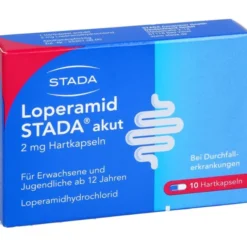 LOPERAMID STADA akut 2 mg Hartkapseln 10 St