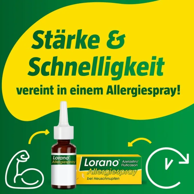 LORANO Azelastin/Fluticason Allergiespr.b.Heuschn. 23 g