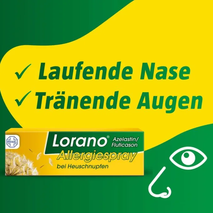 LORANO Azelastin/Fluticason Allergiespr.b.Heuschn. 23 g